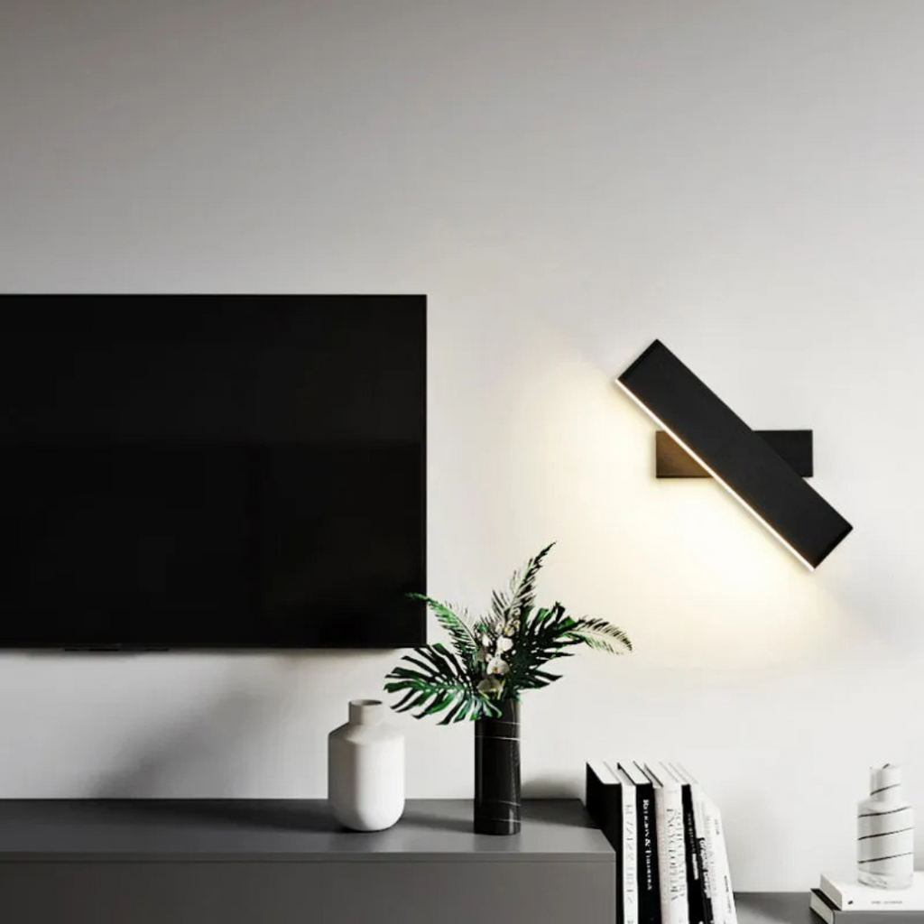 Aurelo LED Wall Light With 360 Degree Swivel Head For Living Rooms