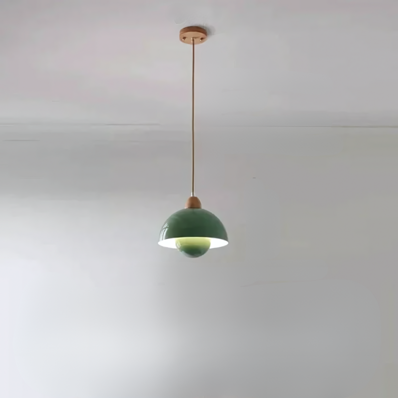 HavenOak Rustic Wood Pendant Lamp For Cozy Dining Ambience