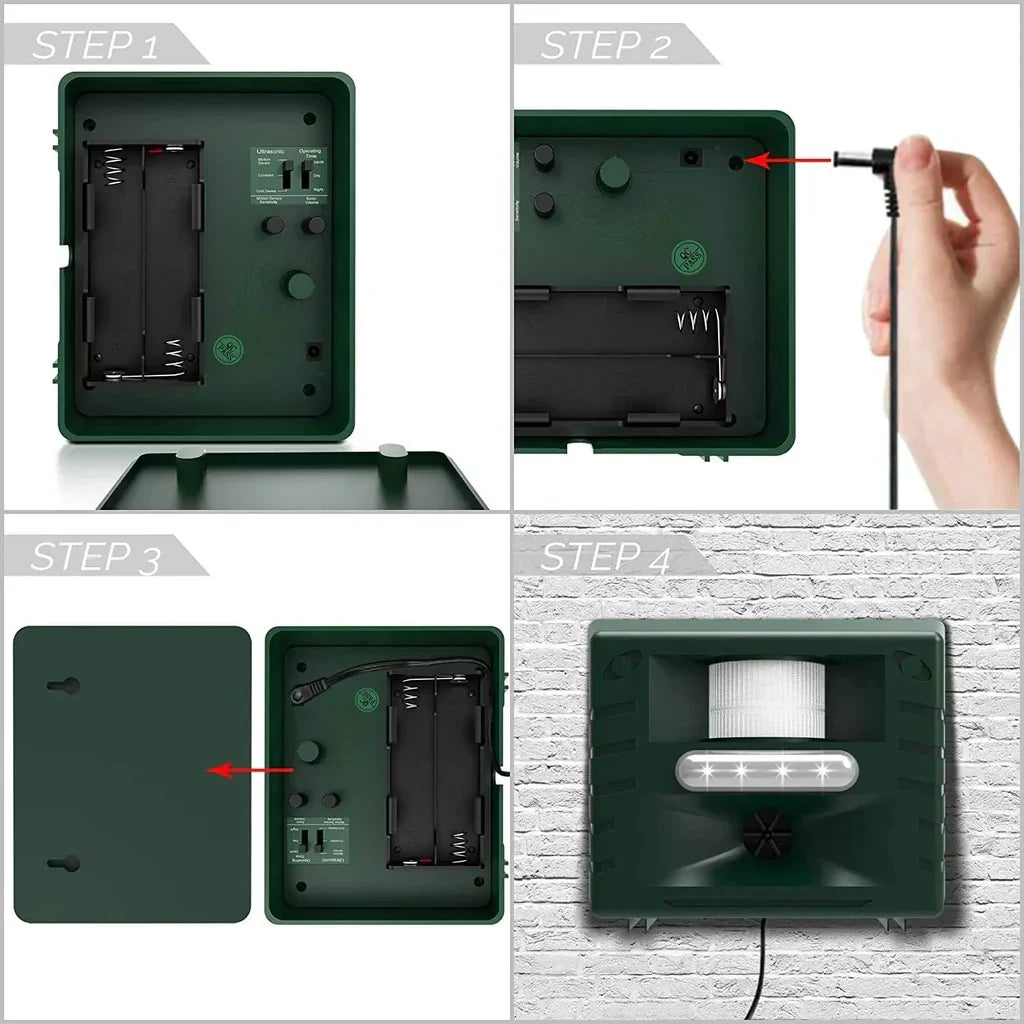 Woodpecker Ultrasonic Repeller for Effective Bird Control - Get Rid of Woodpeckers | Filindra