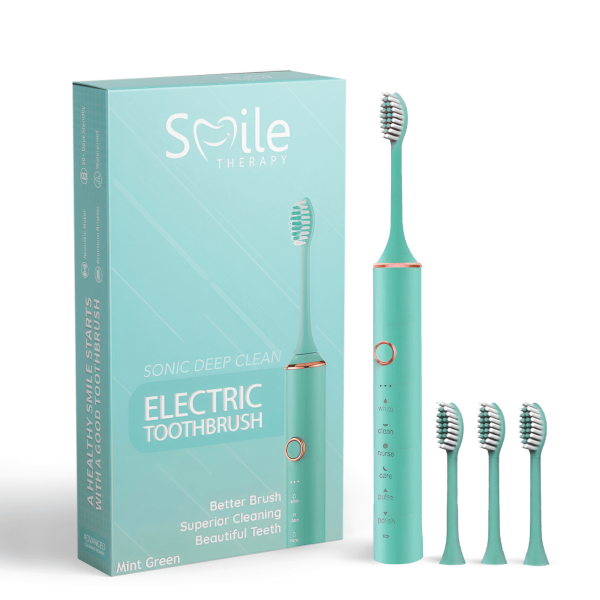 Sonic Toothbrush — Six Modes, 18 Adjustable Intensity Levels