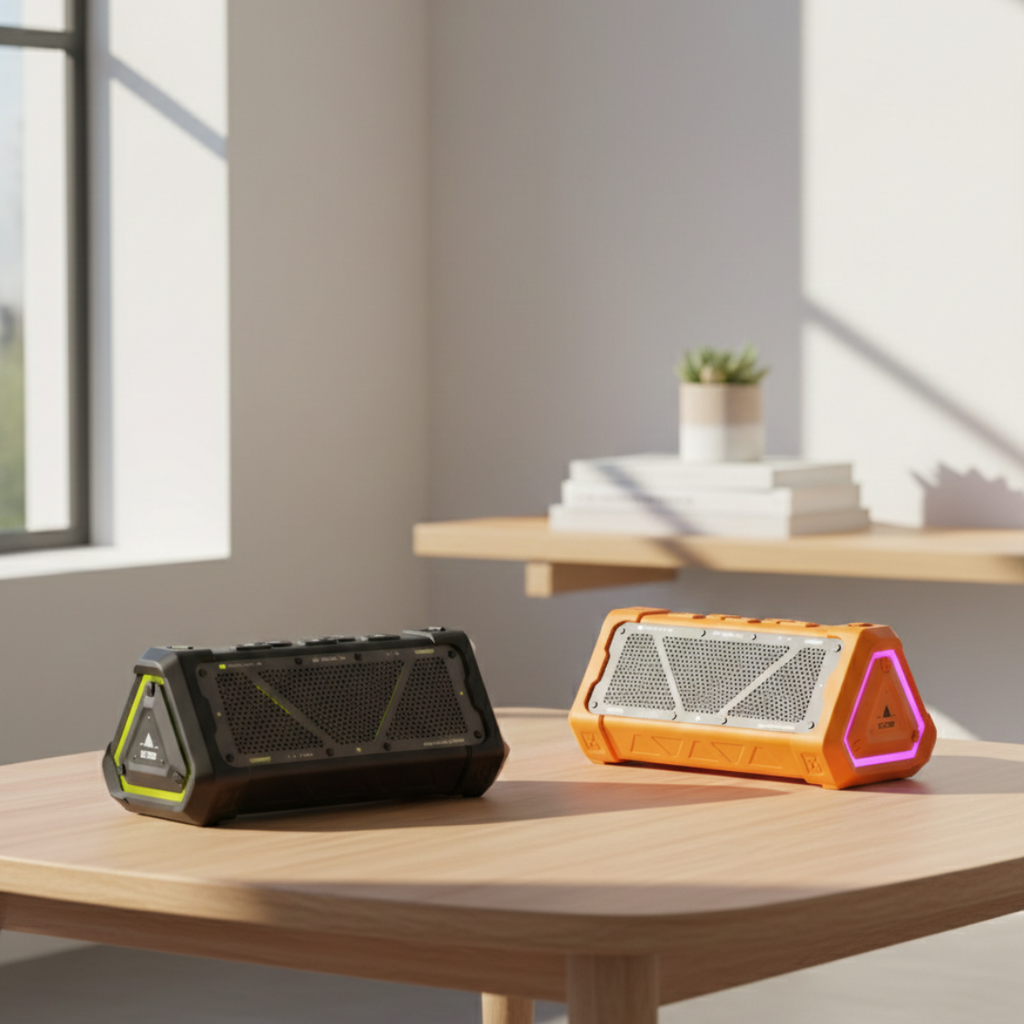 MLOVE P3 Outdoor-RGB-Bluetooth-Lautsprecher - Kompaktes Design, leistungsstarker, verzerrungsfreier Klang