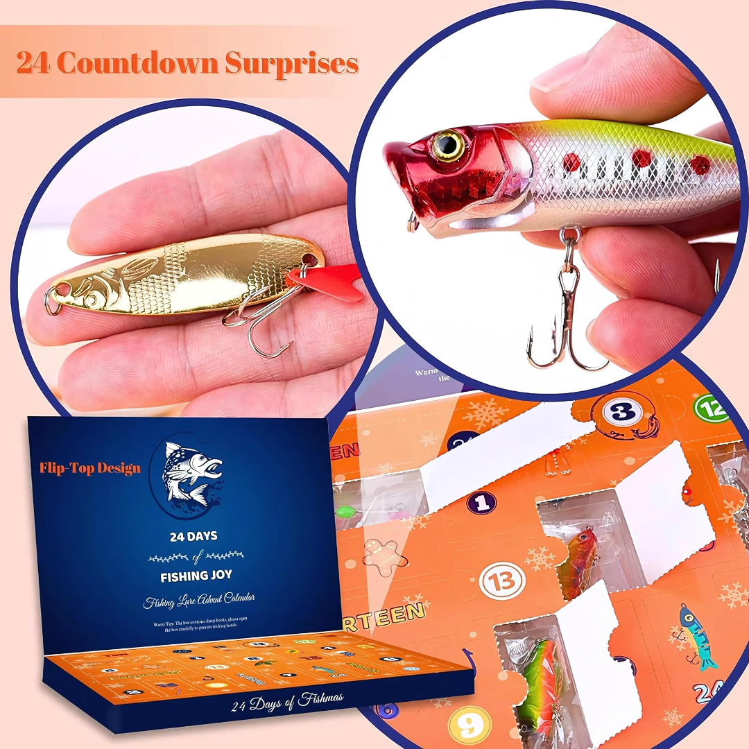 Calendar de Advent pentru pescuit — 24 de zile cu năluci și surprize pentru pescuit