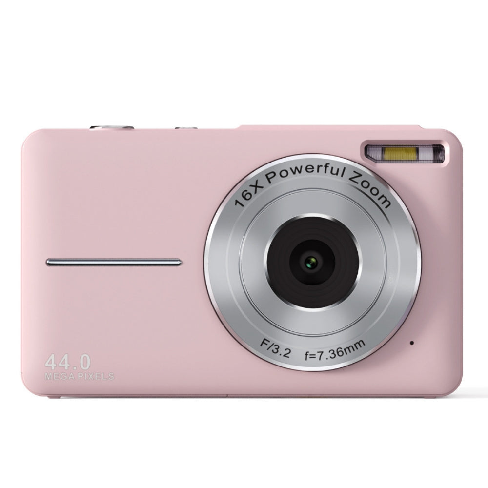 Pro Vlogging Camera — 44MP, 1080P, 16x Zoom, Compact & Rechargeable