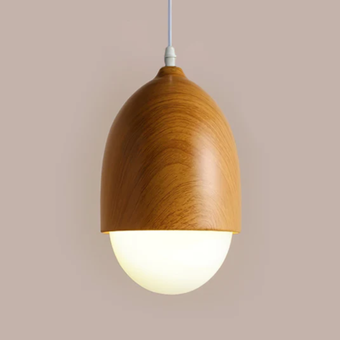 Ardena Handcrafted Walnut Pendant Light For Dining Table
