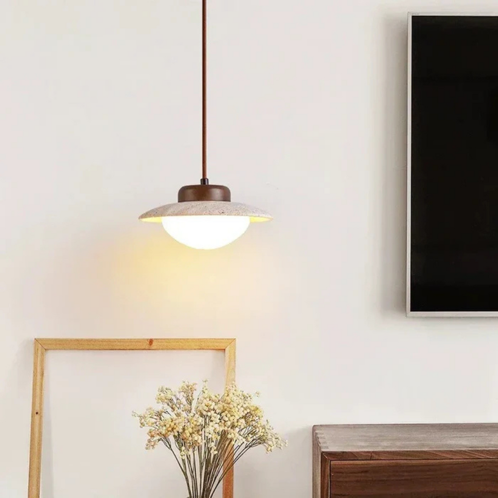 Astrae Stone With Metal And Pendant Light For Dining Rooms Today