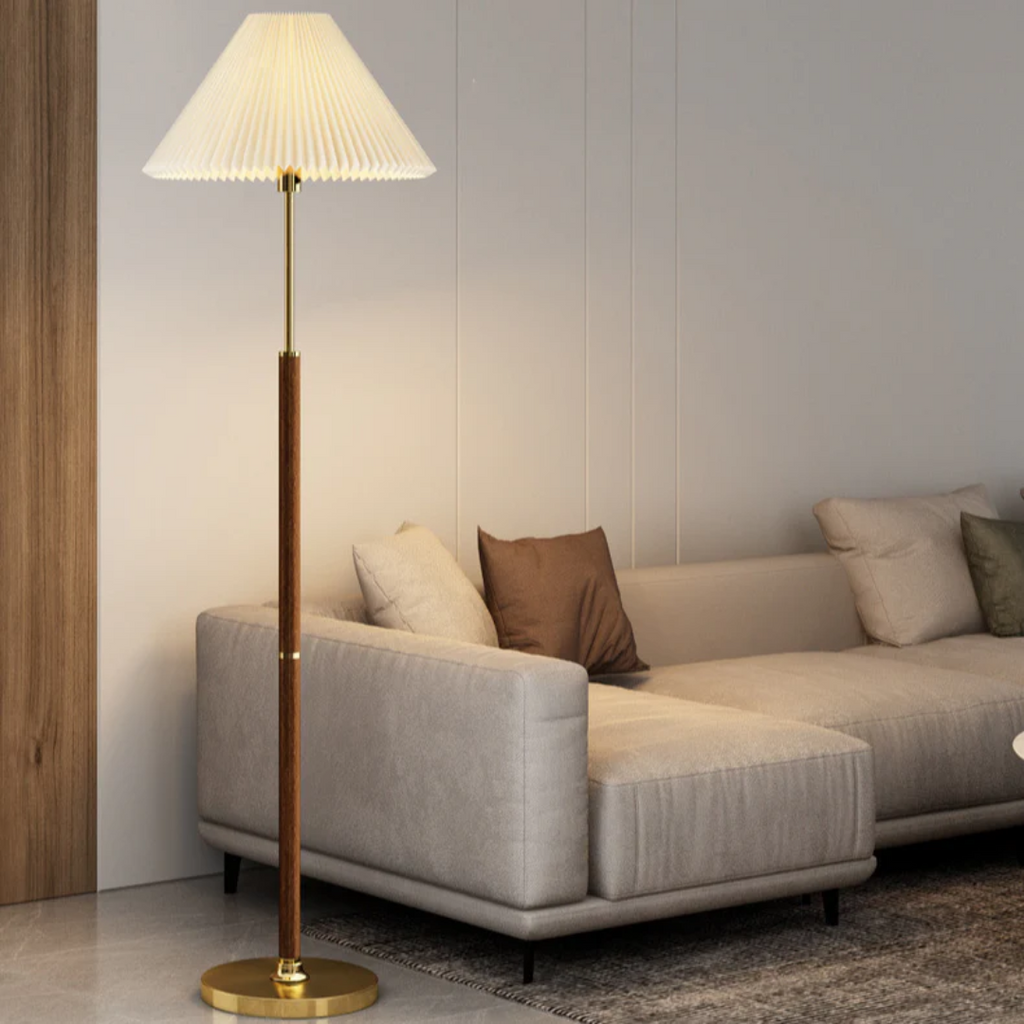 Aurea Floor Lamp With Rice Paper Panel And Gentle Warm Glow