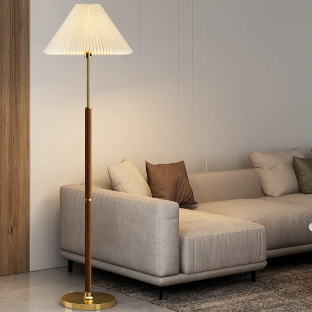 Aurea Floor Lamp With Rice Paper Panel And Gentle Warm Glow