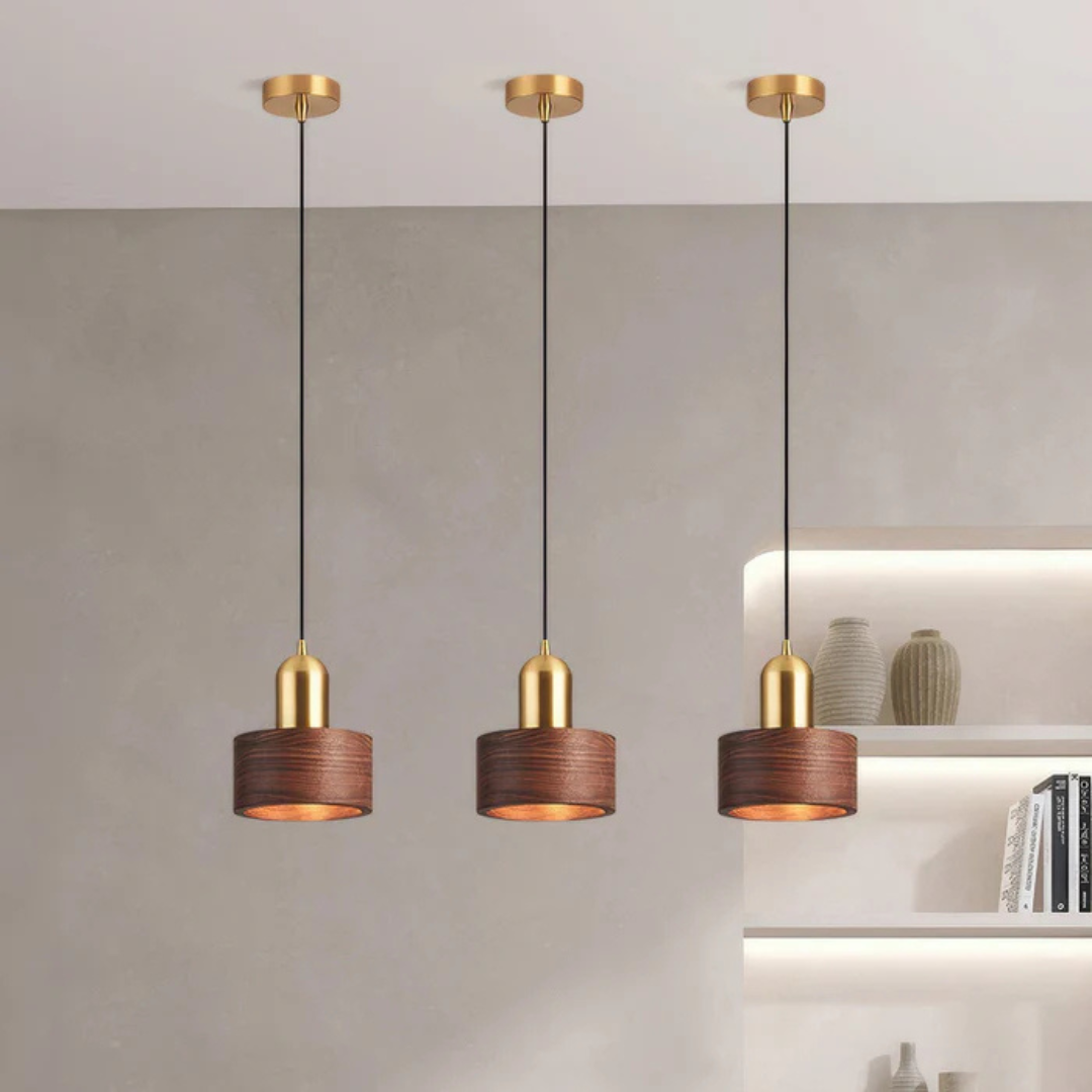 Solara Light Pendant With Gold Accent For Dining Table Elegant