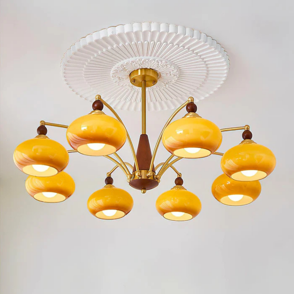Aurelis Kronleuchter mit modernem Design für Wohn- und Esszimmer