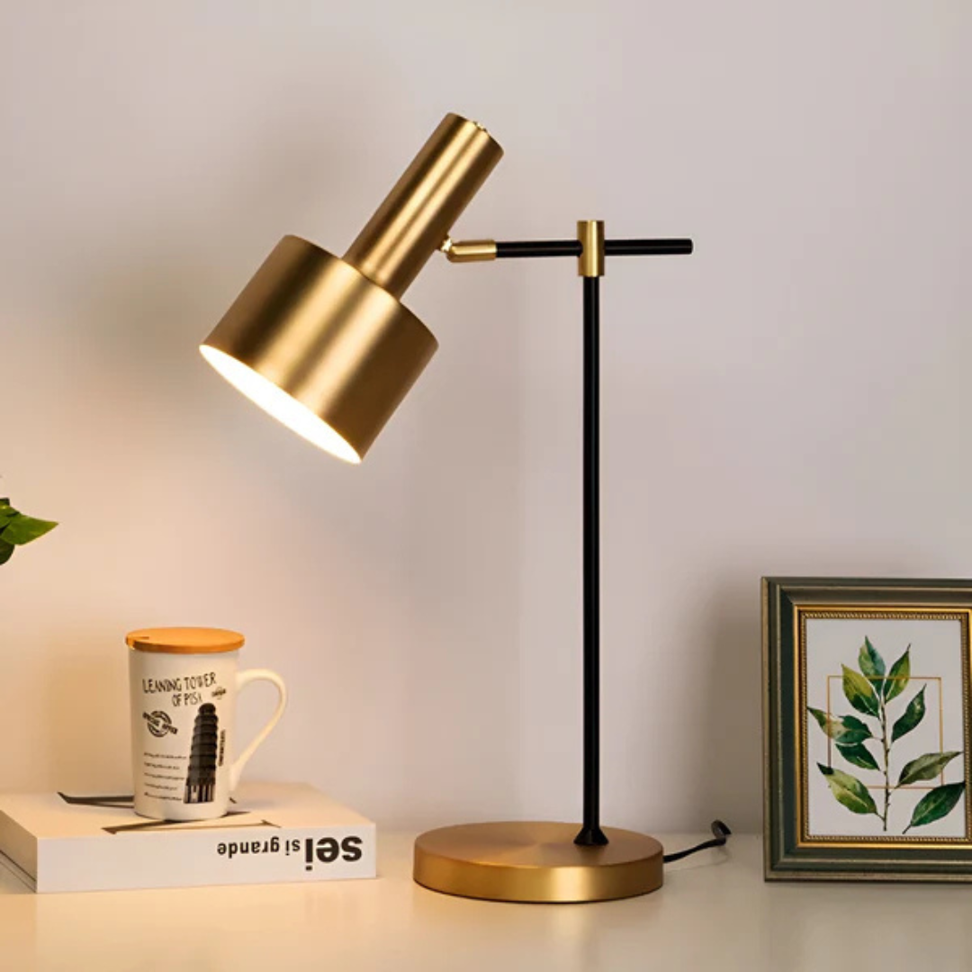 Aurelia Luma Elegant Gold LED Accent Table Lamp Ambience