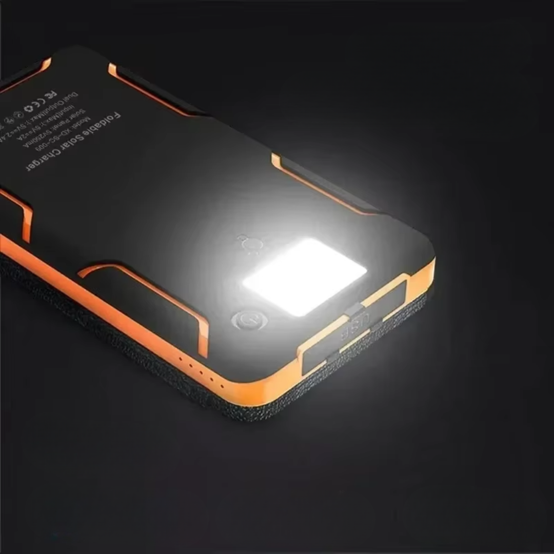 Ηλιακό power bank 200000mAh — Ανθεκτικός εξωτερικός φορτιστής με φακό