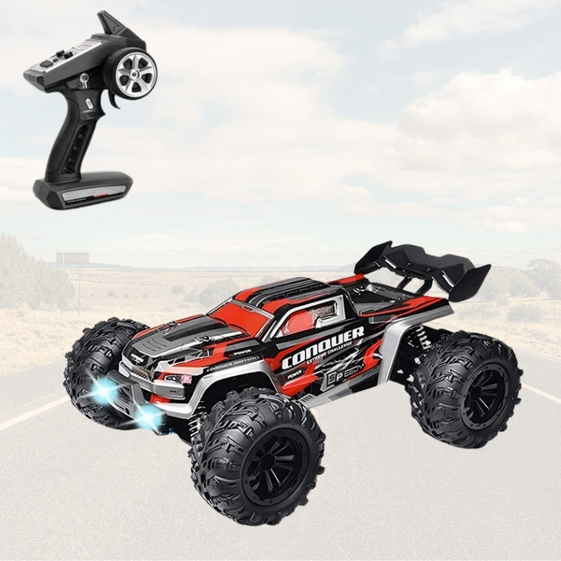 StormRift 1:16-skala 4WD-terrængående RC-lastbil — LED-fjernbetjening