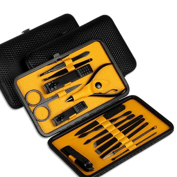 15 Piece Professional Manicure Set With Travel Case | Filindra