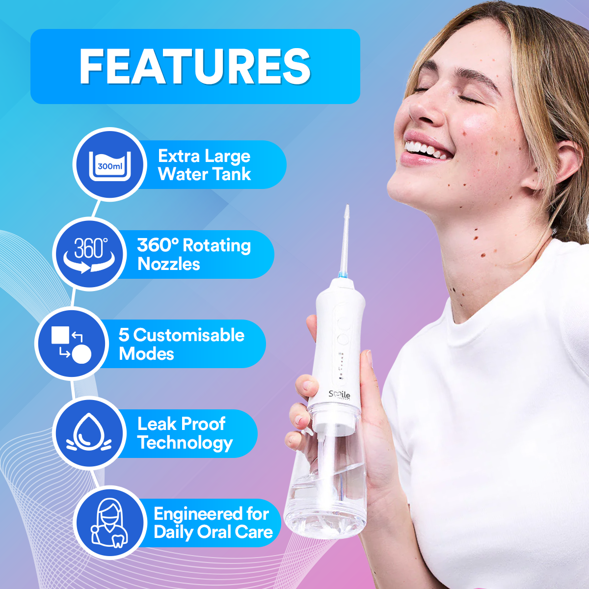 Idropulsore dentale Pro: freschezza, potenza e precisione in un’unica soluzione