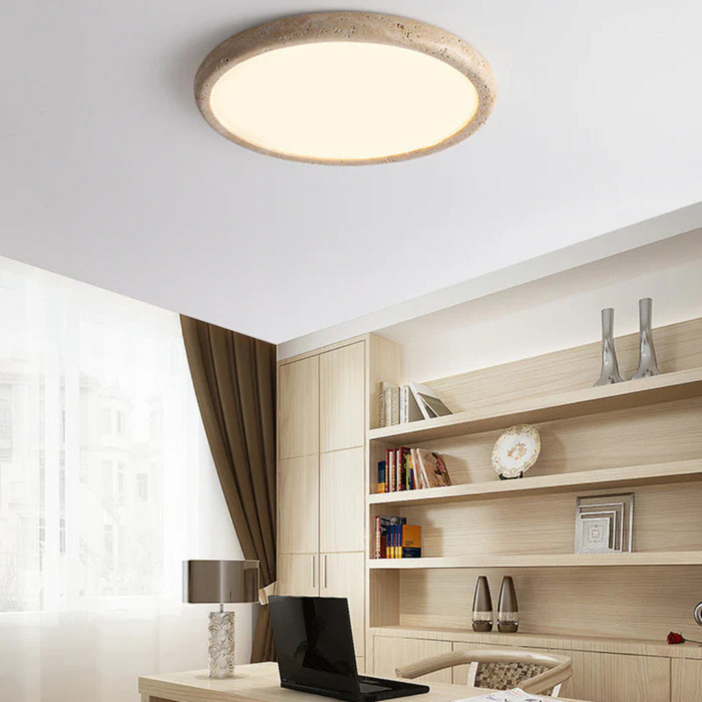 TerraStone LED-lys med naturligt stentag til stue