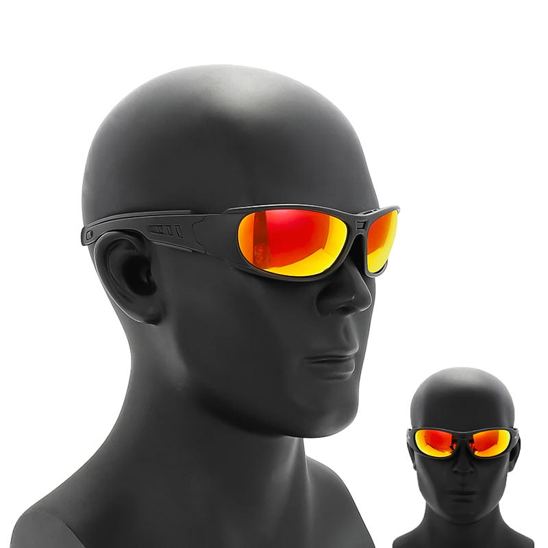 Occhiali da sole polarizzati C2 da moto — Lenti avvolgenti UV400