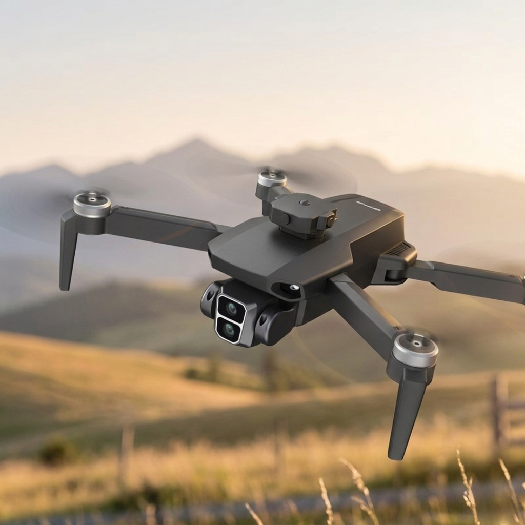 Vakautettu GPS-drone — 4K-kamera, integroitu esteiden väistöjärjestelmä, tarkka navigointi