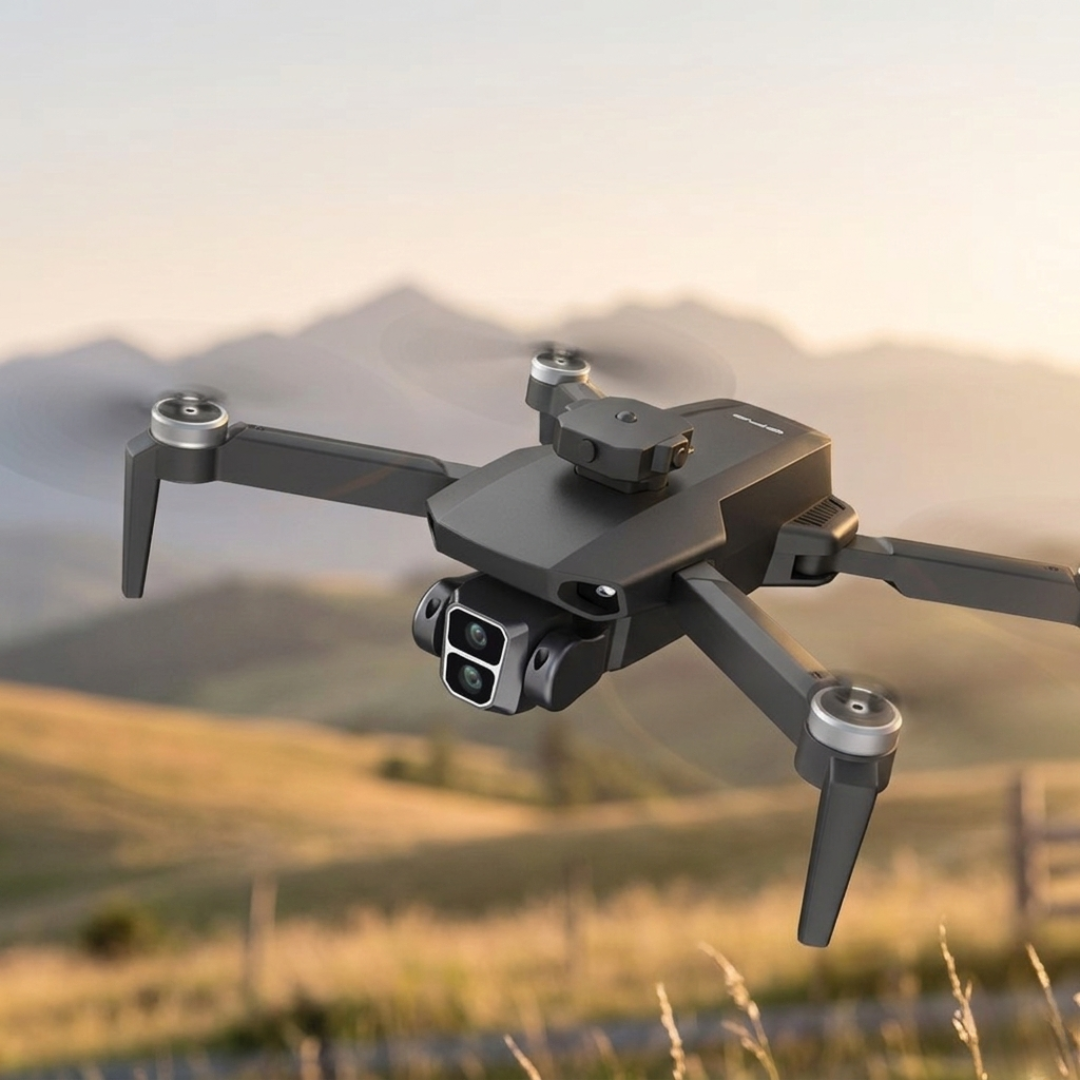 Vakautettu GPS-drone — 4K-kamera, integroitu esteiden väistöjärjestelmä, tarkka navigointi