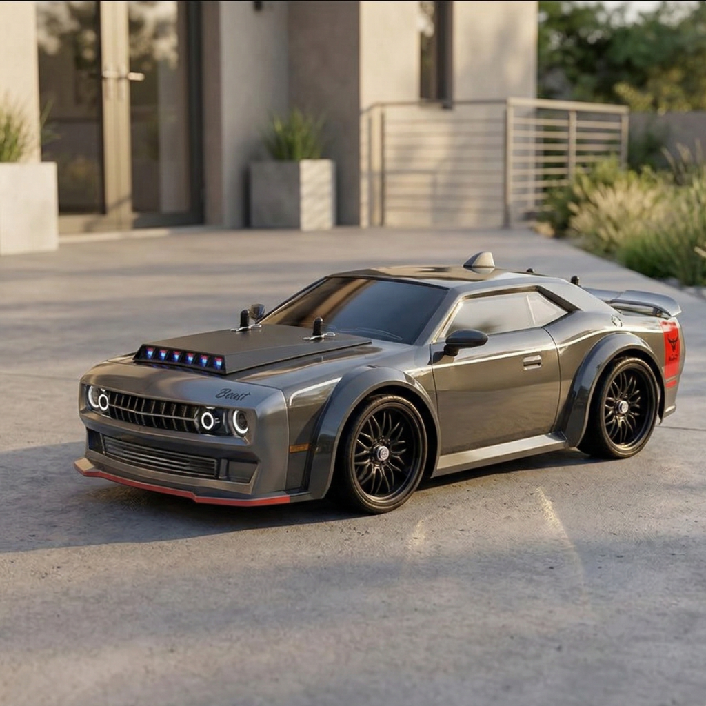 1:16 Scale Brushless 4WD RC Car — 70km/h Top Speed, Engineered Chassis Frame