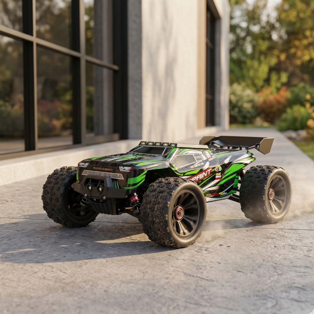 1:16 børsteløs 4WD RC-bil – terrengracer i høy hastighet