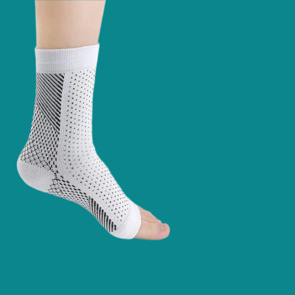 CuraFlex Knee-High Support Socks — All-Day Comfort & Gentle Compression