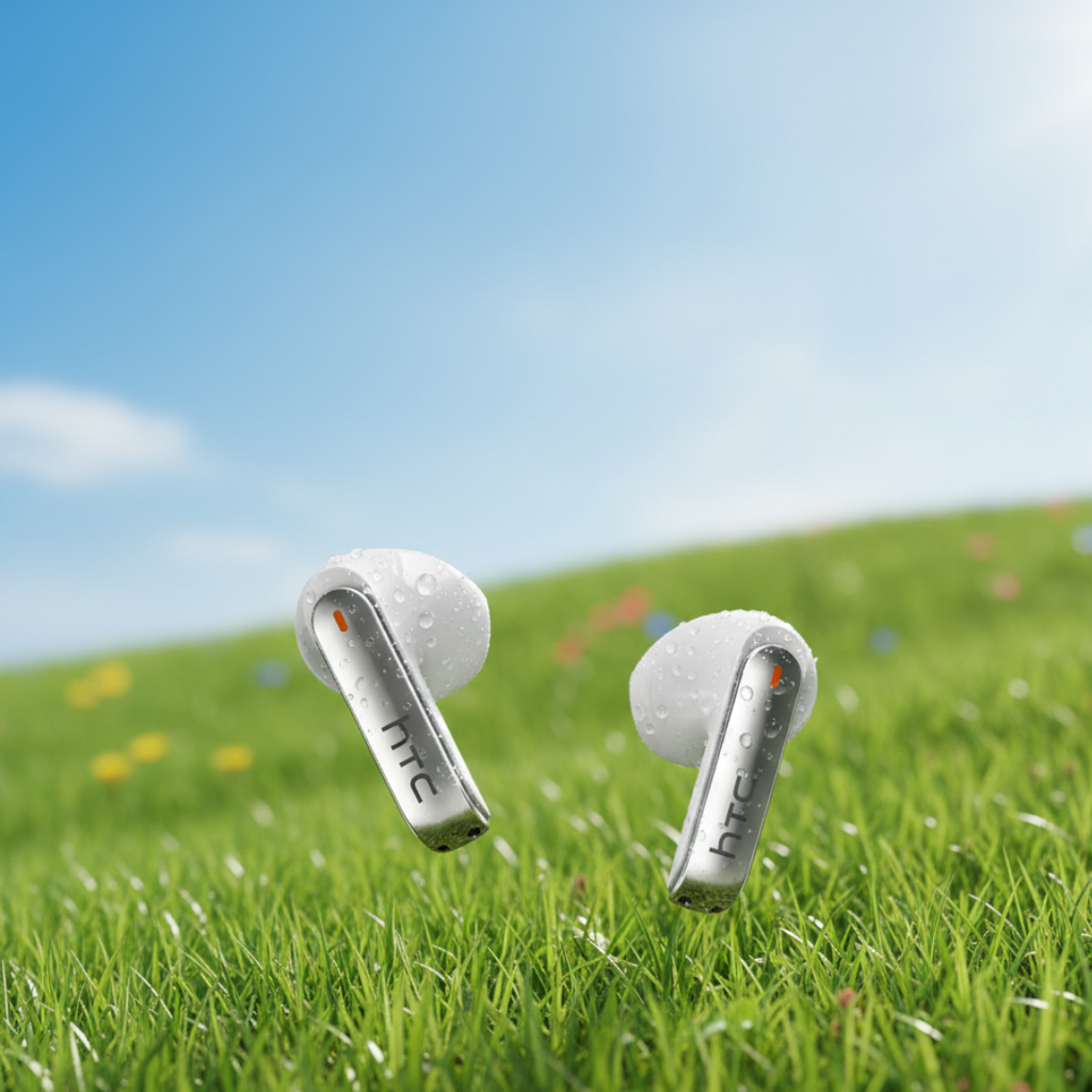 HTC NE70 Wireless Earbuds — Precision Audio Touchscreen Case