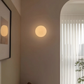 Aurelia Wall Sconce With Glass And Diffused Warm LED Light