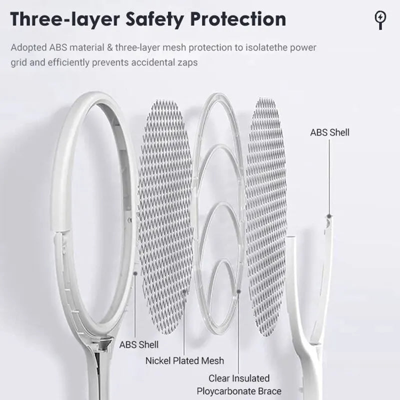 5 in 1 Fast Charging Bug Zapper Racket | Filindra