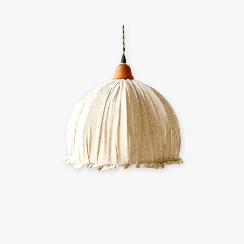 Nordia Linen Pendant Light — Minimalist Scandinavian Ceiling Lamp