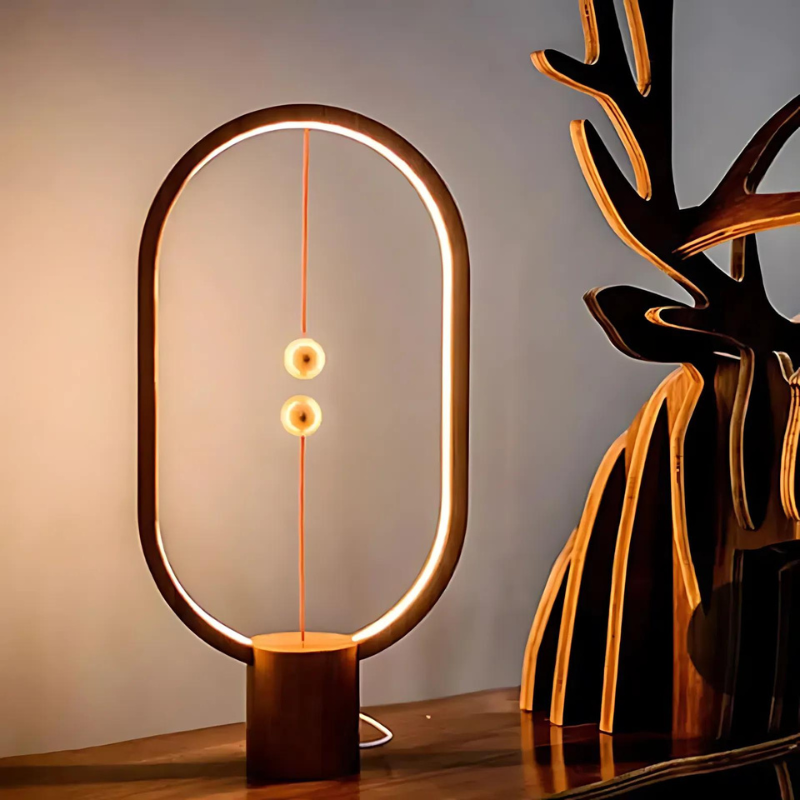 LumaCrest LED-Schreibtischlampe für stimmungsvolle Beleuchtung am Nachttisch im Homeoffice  