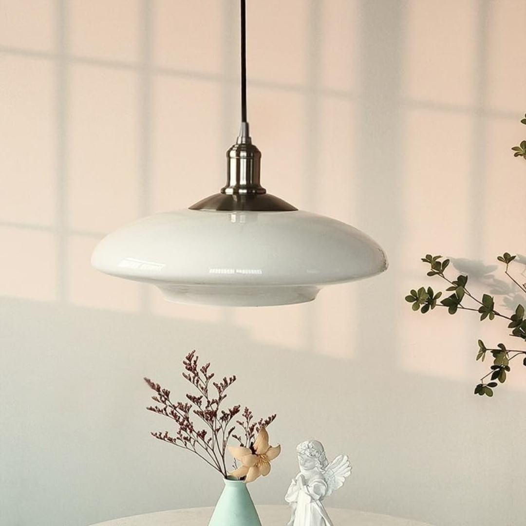 Novalume Pendant Light With Glass Shade For Dining And Living Rooms