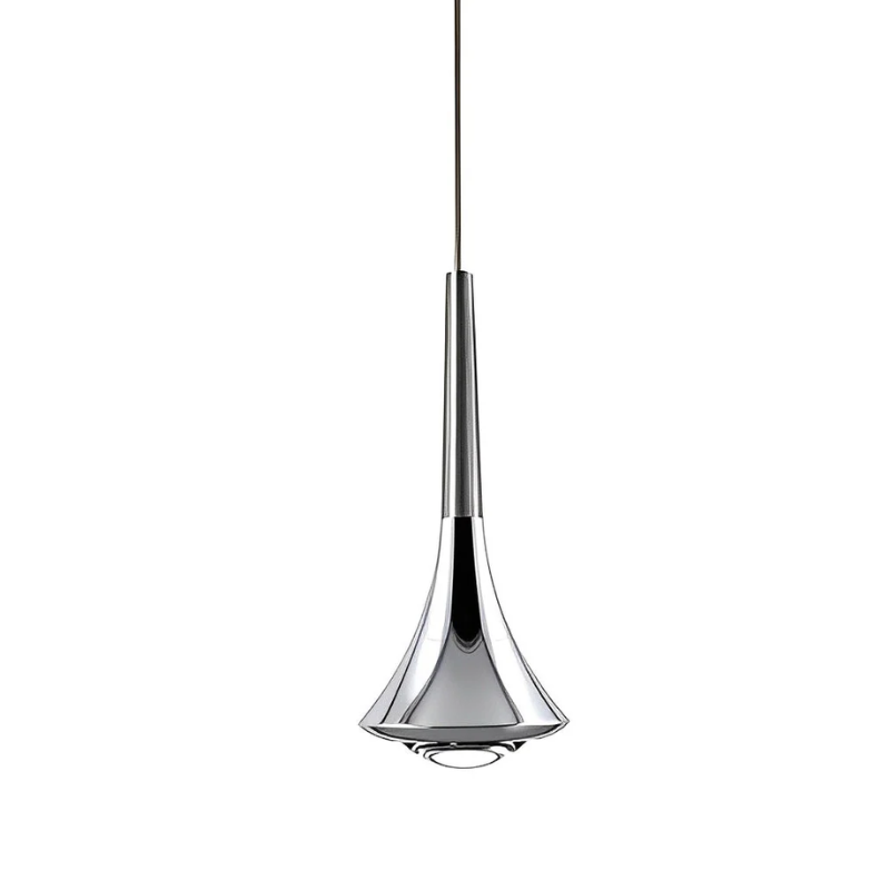 Lunora Teardrop Pendant Light With Matte Aluminum Finish Nordic Style