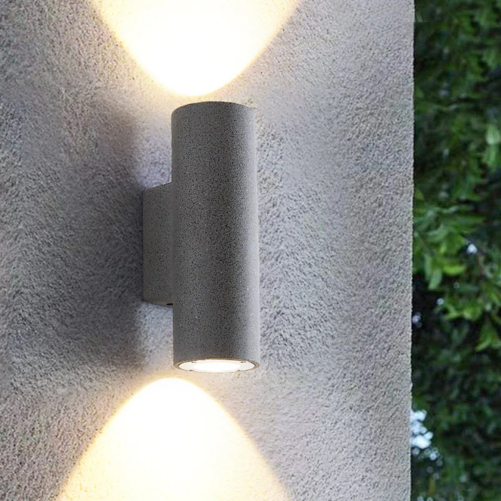 Astra Exterior Wall Light Weatherproof Cement And Acrylic