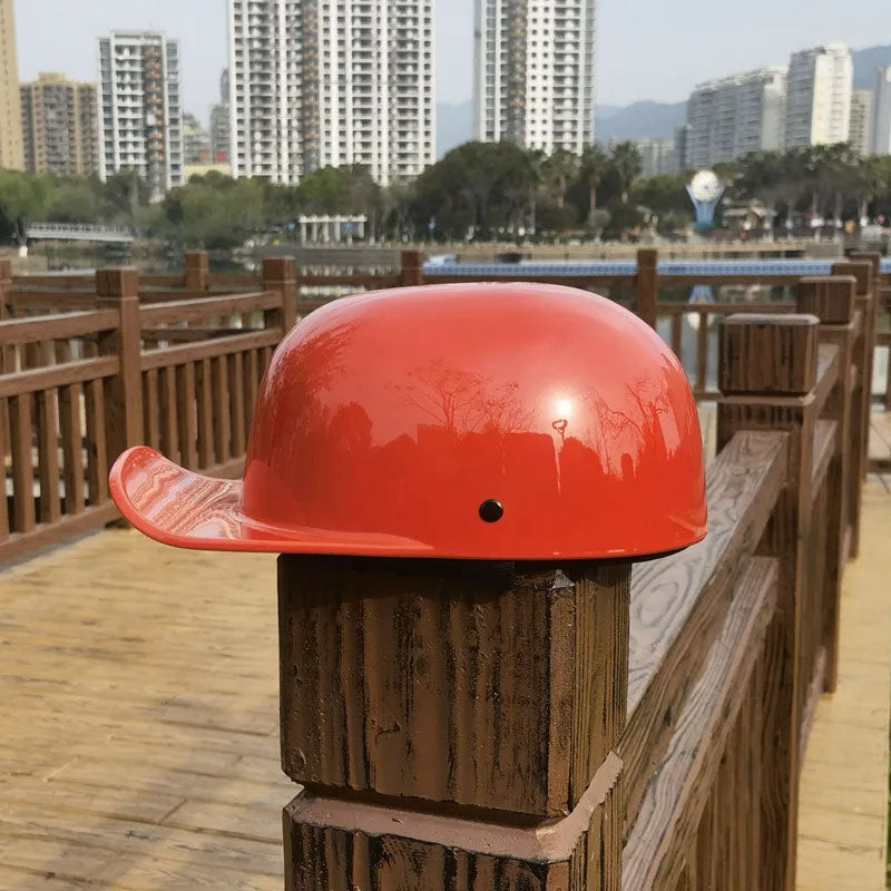 Motorradhelm im Baseballkappen-Stil - DOT-geprüfte Schutzausrüstung für Fahrer