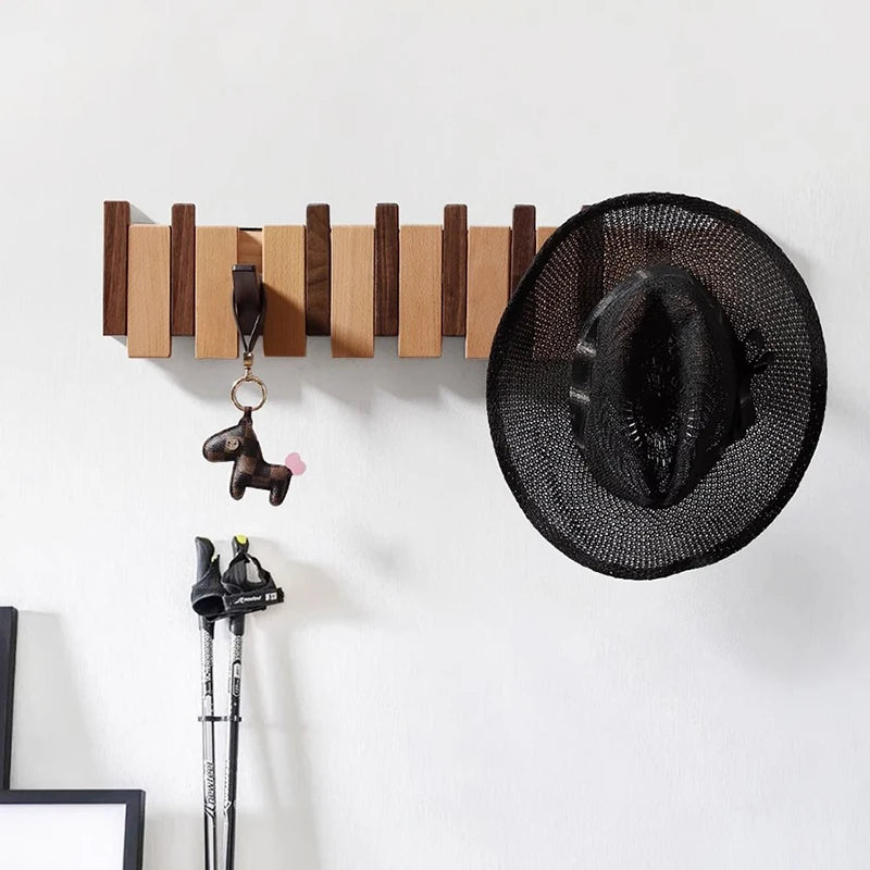Handgefertigte Klavier-Garderobe - luxuriöse Holz-Garderobe für den Eingangsbereich