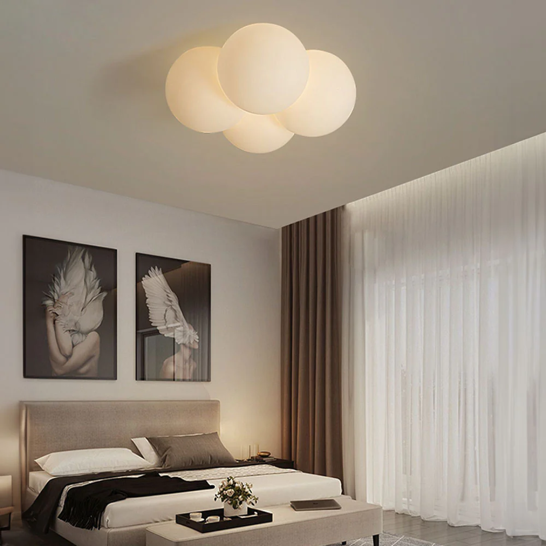 CirrusCloud LED Ceiling Fixture For Nordic Homes And Living Rooms