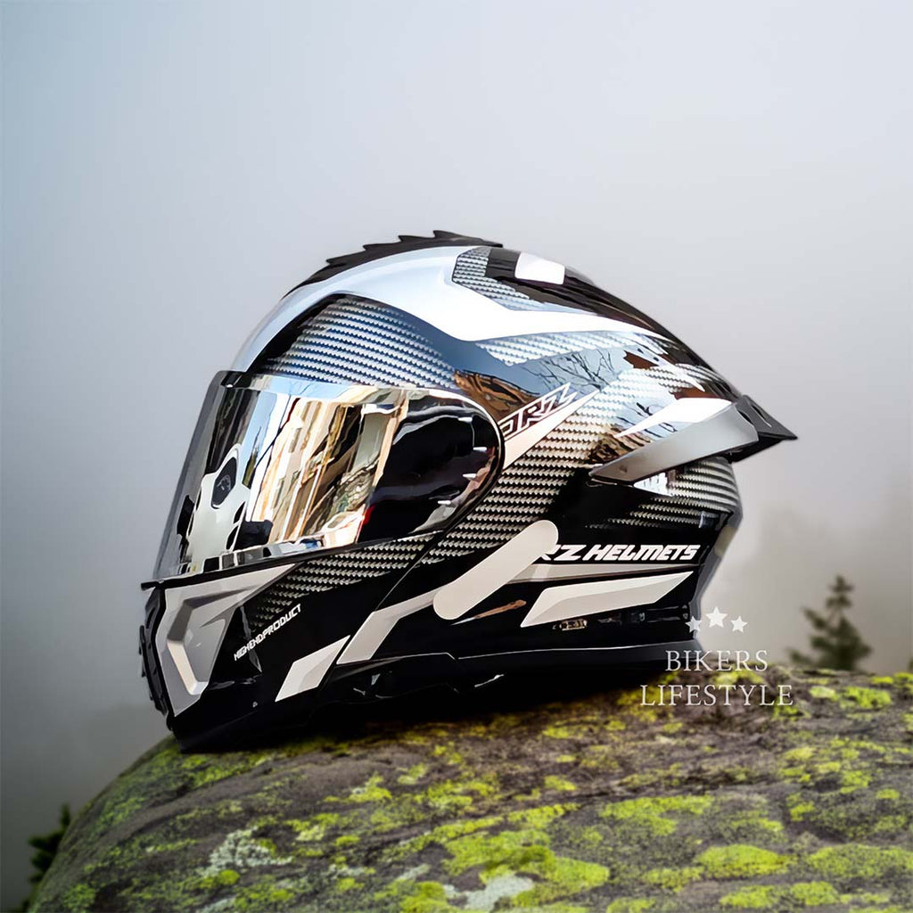 Casco modulare Orz a doppia lente certificato DOT ed ECE