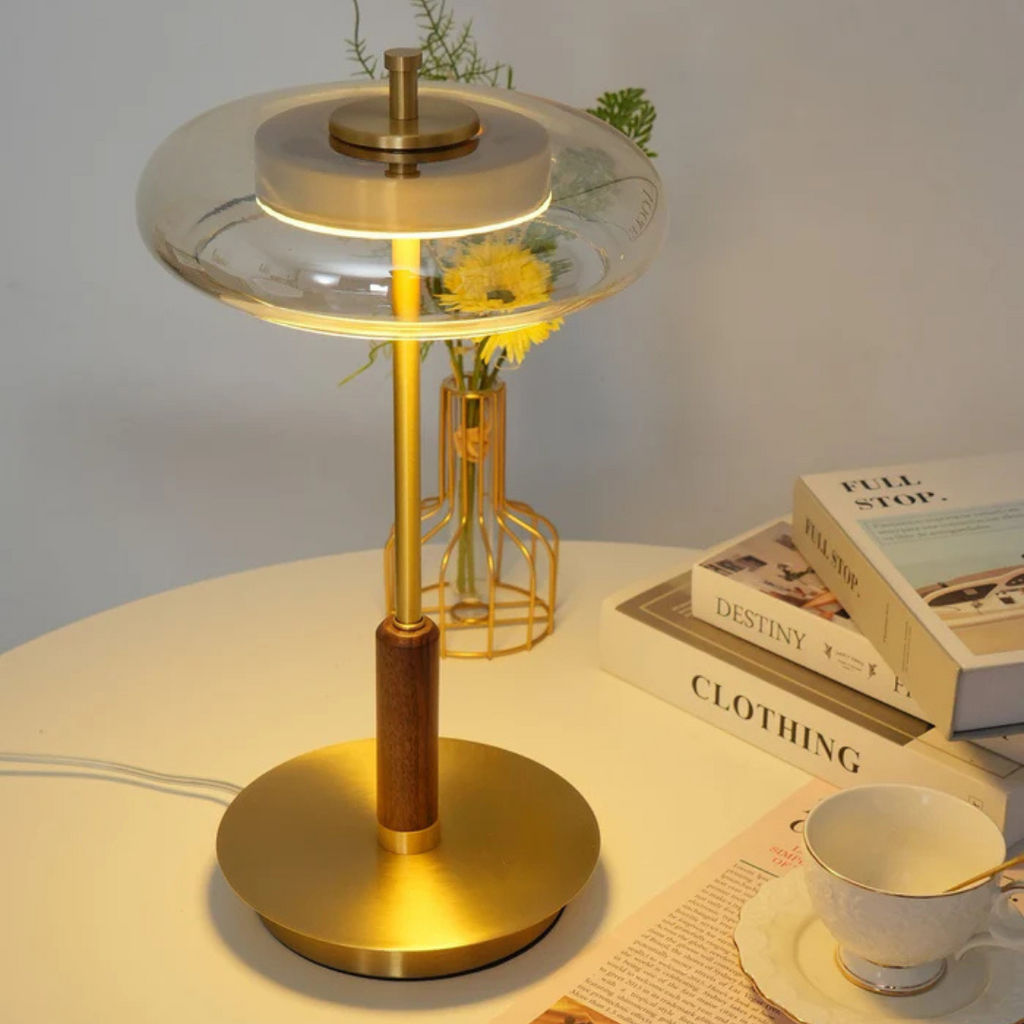 NovaLume Ambient LED Soft Glow Table Lamp For Living Room Spaces