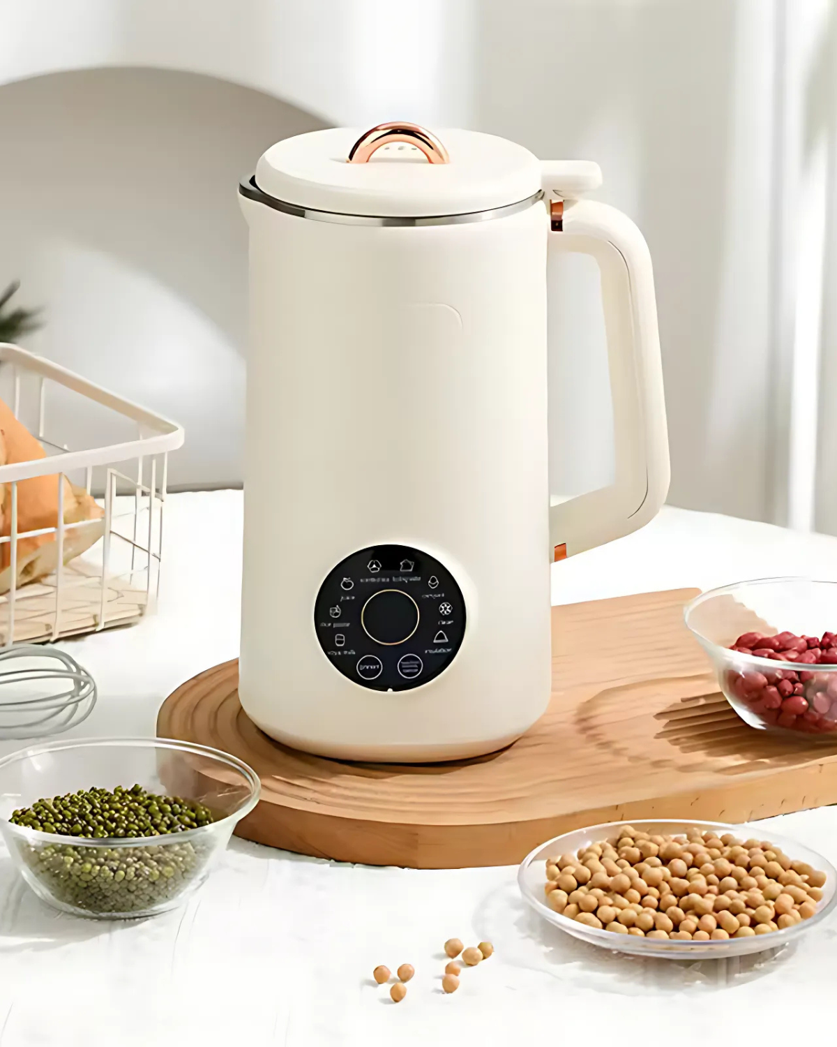 Nutriva Mini Almond, Cashew and Oat Milk Maker — Touchscreen Controls, Multiple Presets
