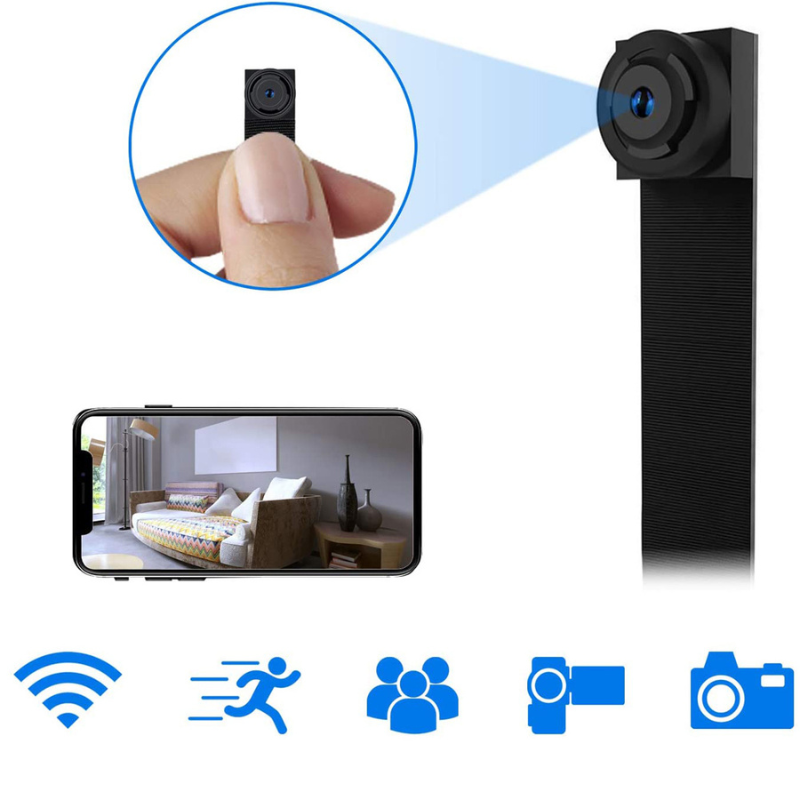 LuminaGuard 4K Indoor Camera — Hidden Mini Recorder, Wi-Fi Connection