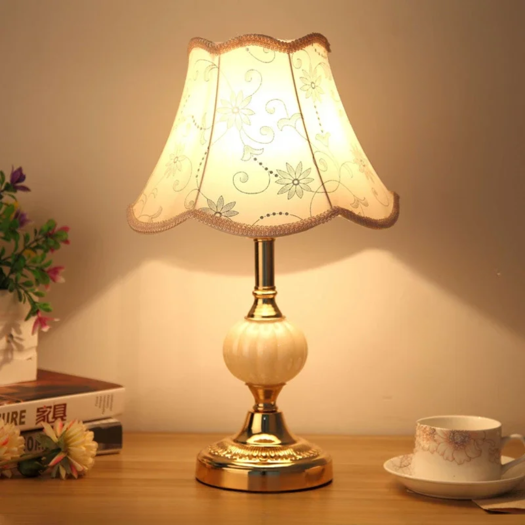 Nordelra Vintage Nordic Table Lamp For Cozy Living And Study Rooms