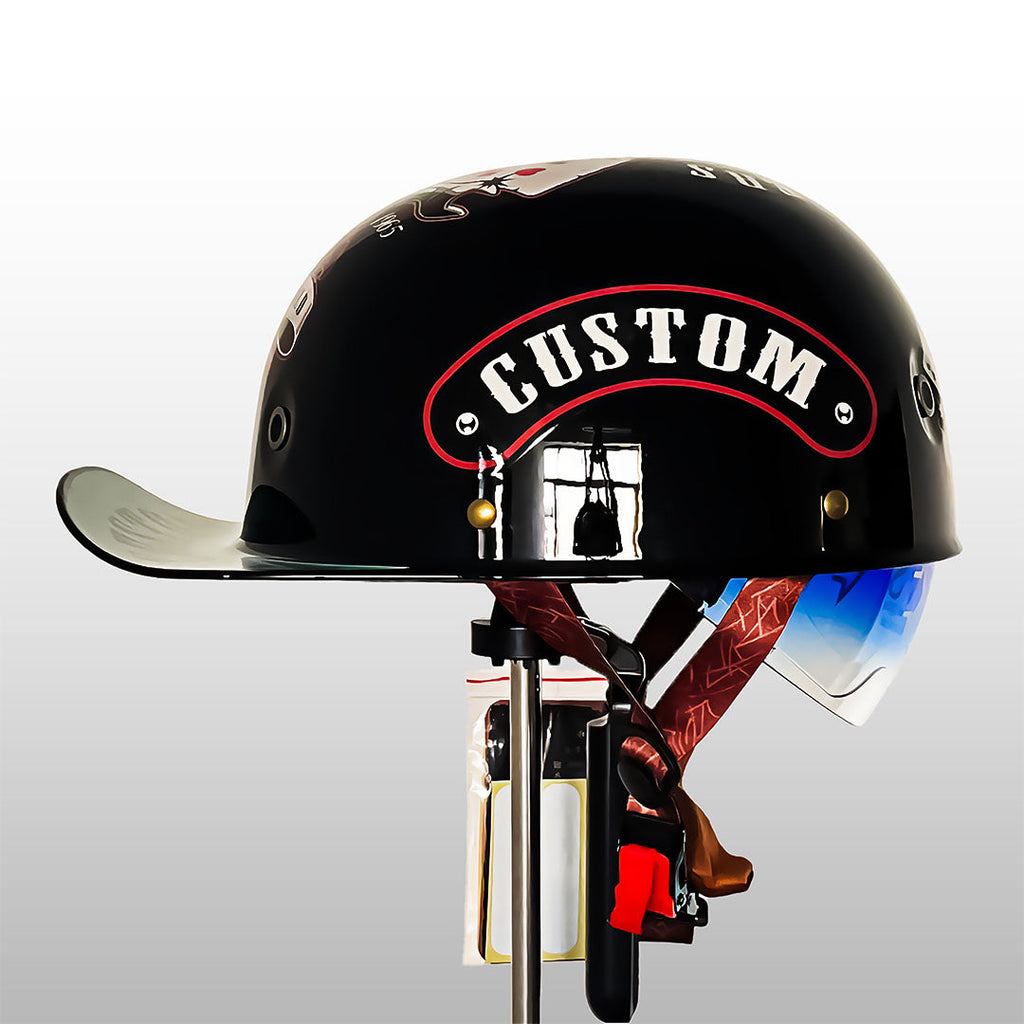DOT & ECE Certified Moto Baseball Cap Style Helmet