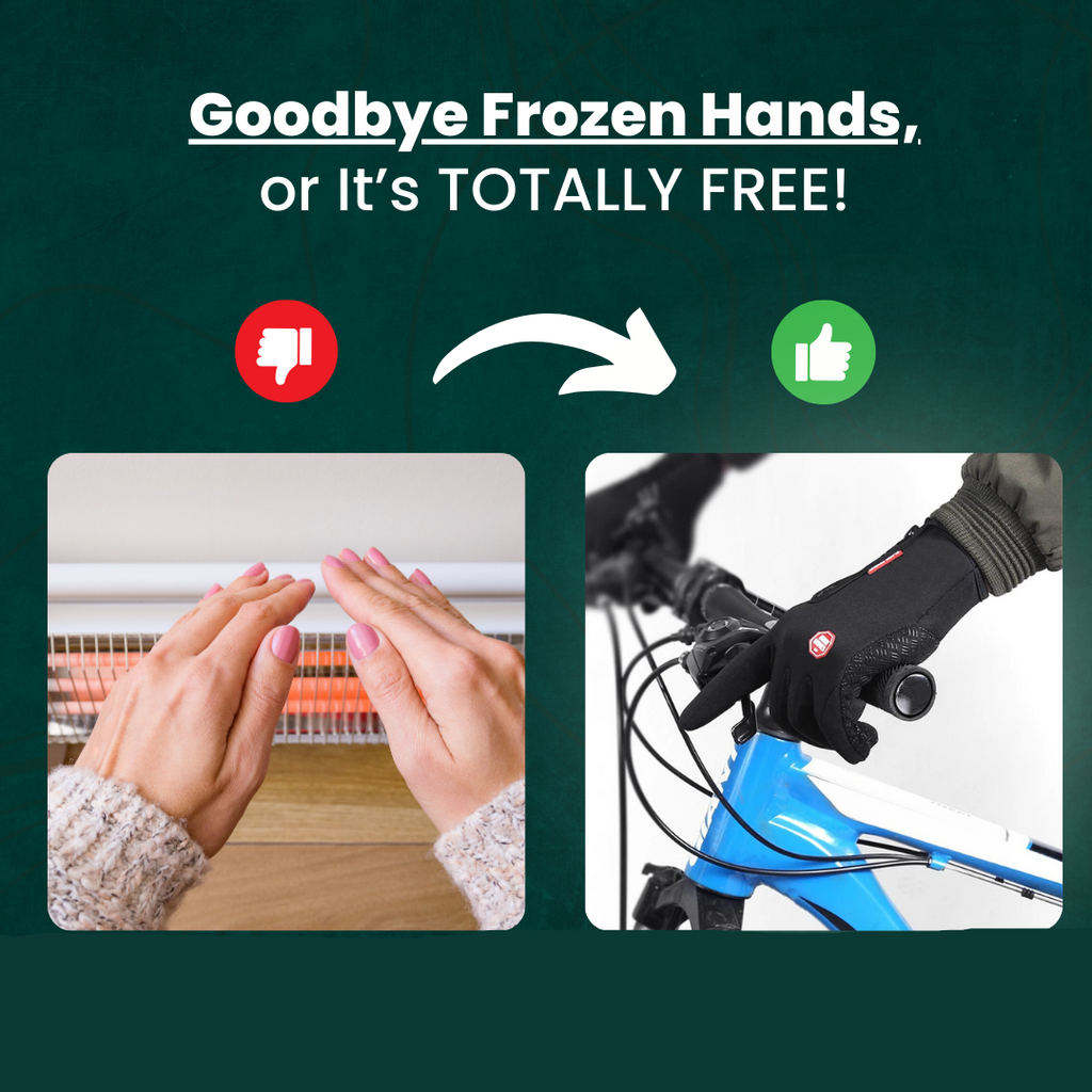 Gants tactiles thermiques imperméables — Design flexible pour temps froid