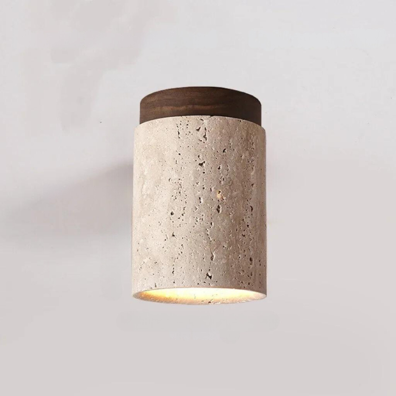 ÉclatPierre Einbauleuchte aus Travertin — Modernes Design