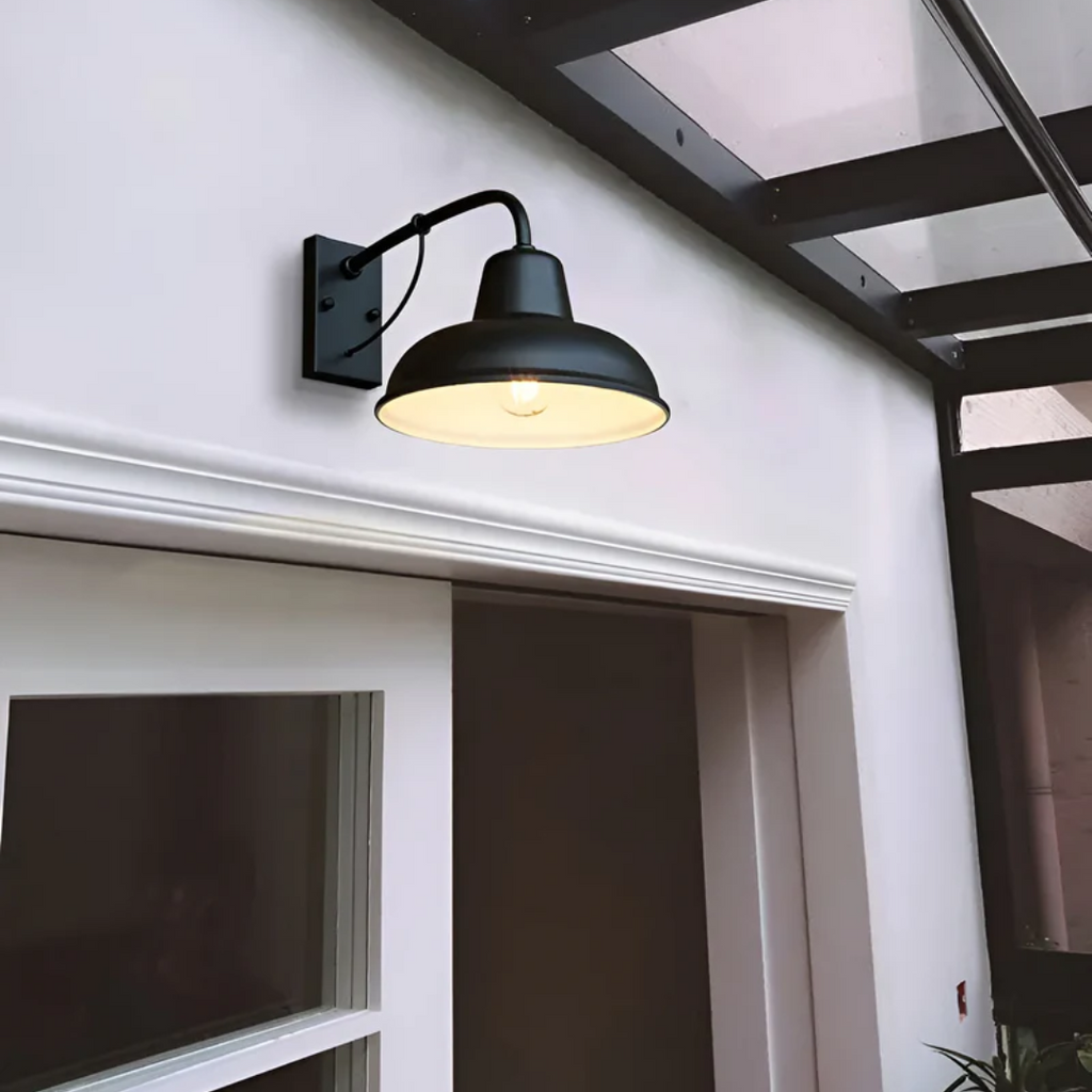 Ravelon Outdoor Lantern For Patio In Vintage Industrial Style By Aerolux