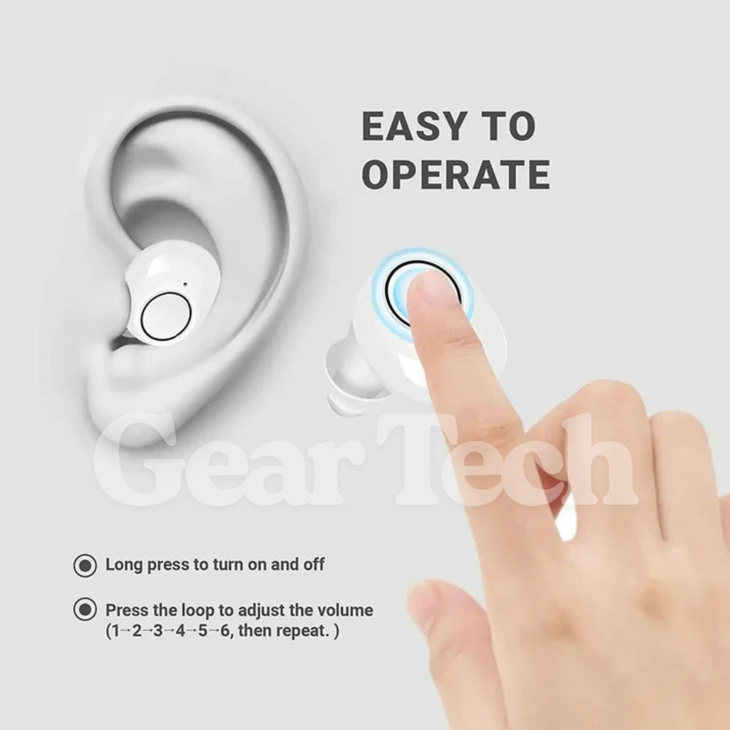 Bluetooth-In-Ear-Hörgeräte – Wiederaufladbares digitales Design, per App steuerbar