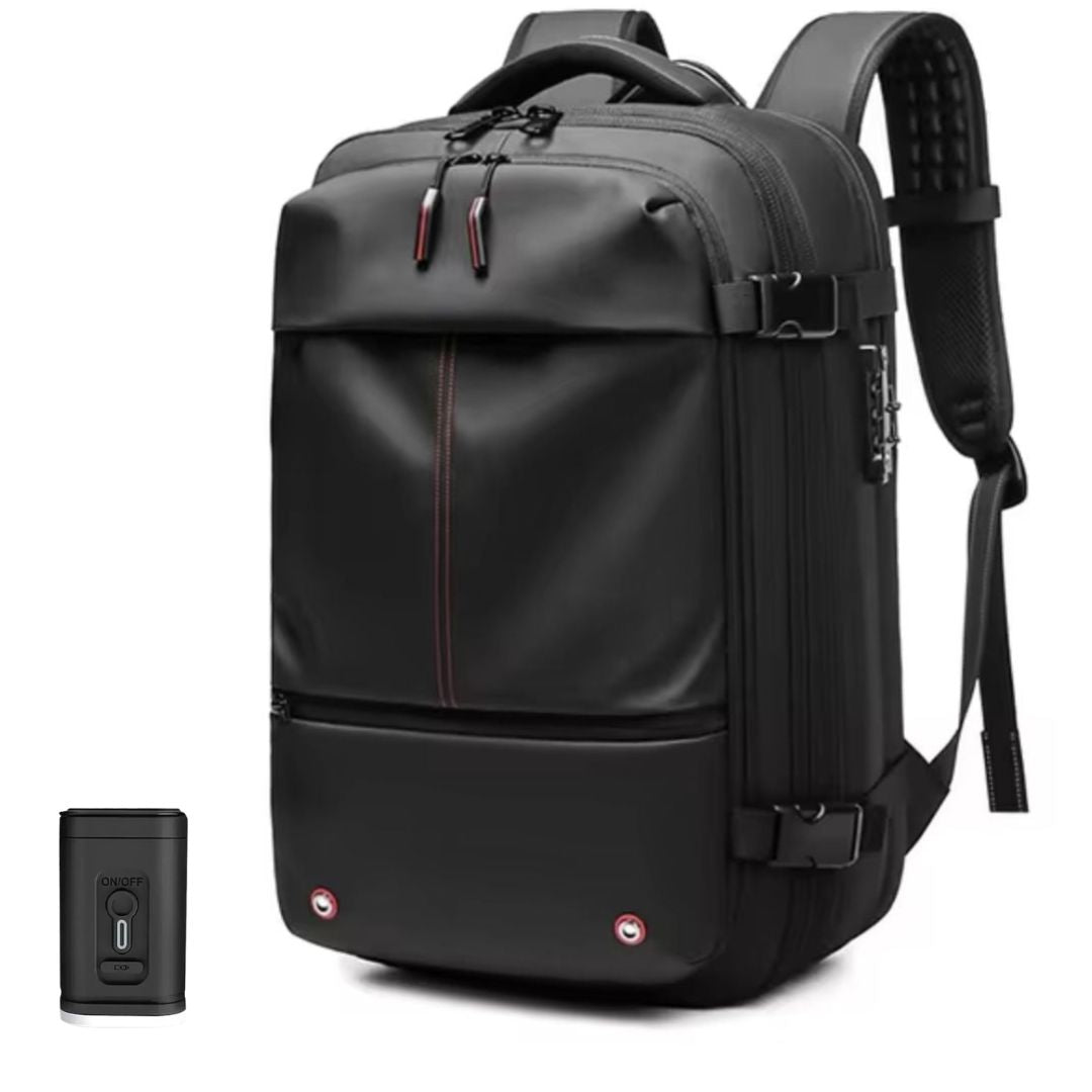 Reiserucksack mit Vakuumkompression - Design mit Einwegventil