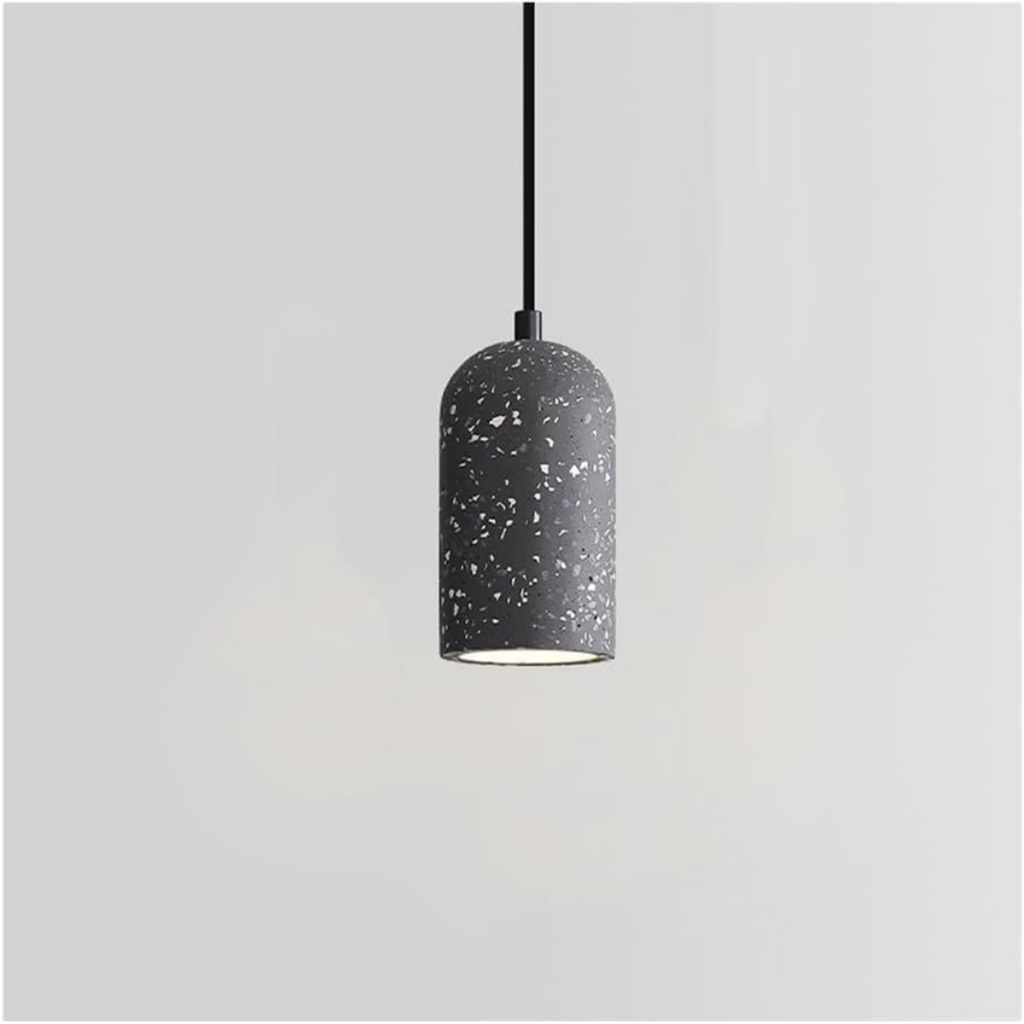 NovaCrest Cement Pendant Luminaire With Industrial Style For Dining And Living