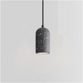 NovaCrest Cement Pendant Luminaire With Industrial Style For Dining And Living