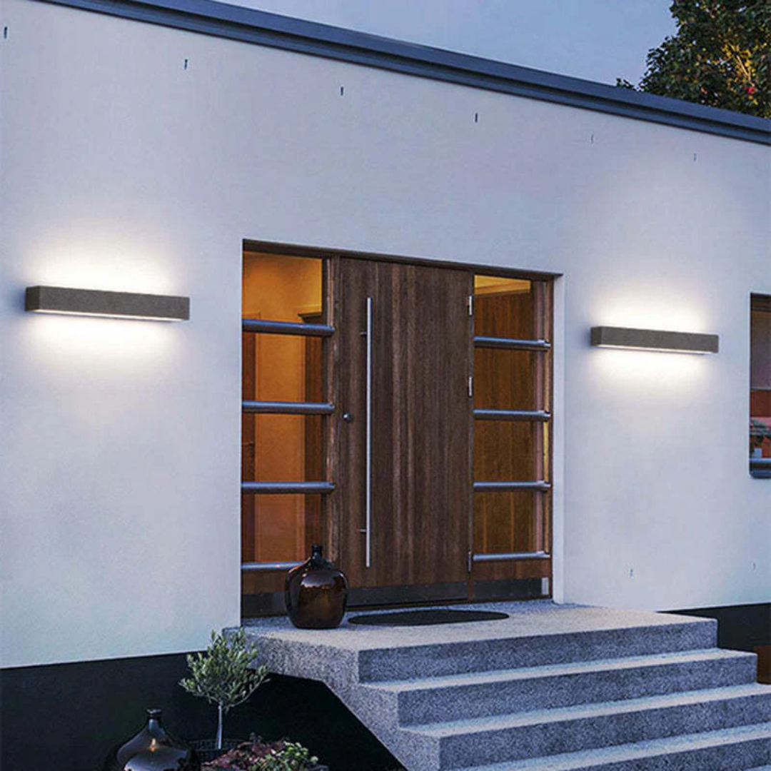 AstraLume Contemporary Exterior LED Wall Light for Gardens and Facades